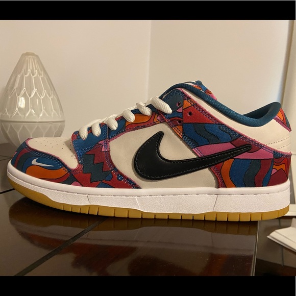 Nike Dunk Low Parra Abstract Art Size US10 Mens - Picture 9 of 9